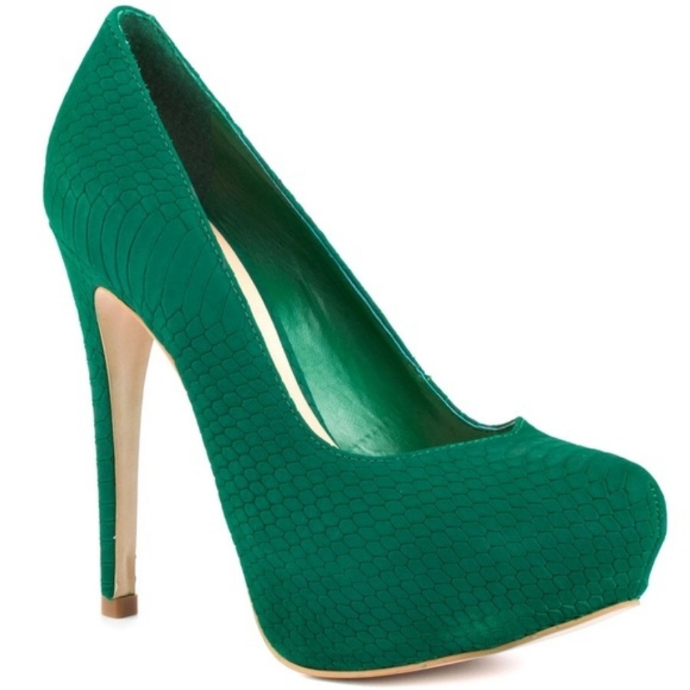 Steve Madden Green Vyperr Womens Pumps Size 10